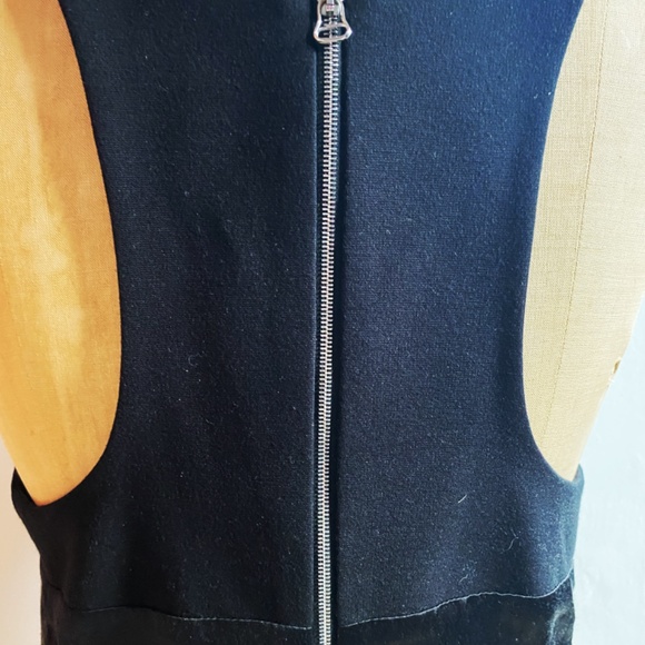 Helmut Lang Silk and Cotton asymmetric dress - Picture 2 of 6